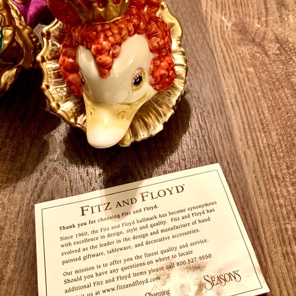 Teapot & Lid Birdbrains by FITZ & FLOYD - Picture 5 of 8